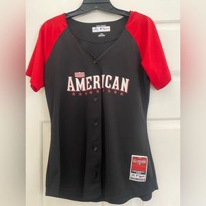 Authentic 2015 All Star Game Majestic Jersey-Trout
